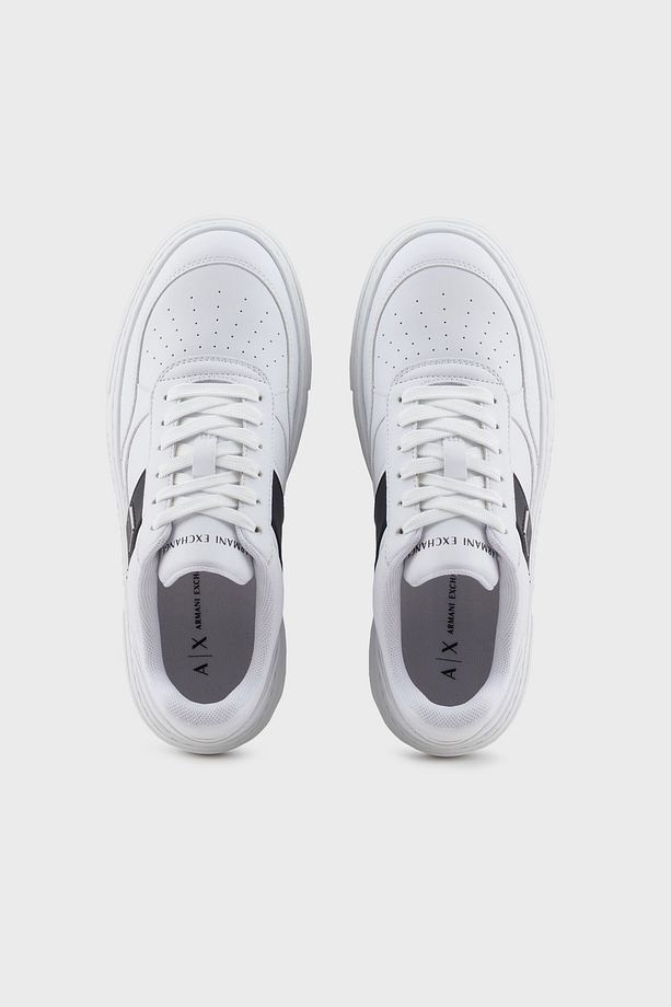Armani Exchage Logolu Şerit Detaylı Kalın Taban Sneaker Ayakkabı AYAKKABI - 3