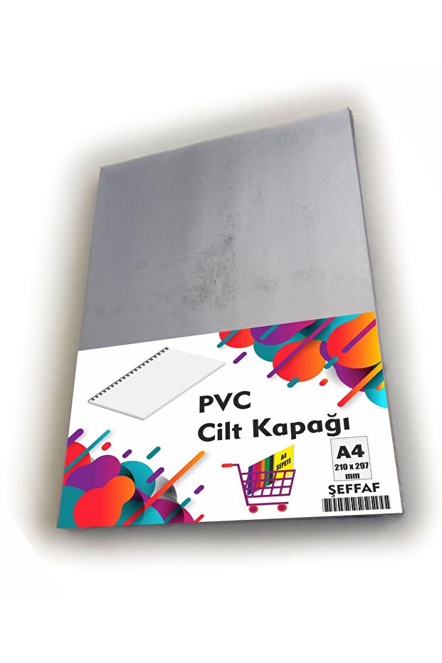 A4 Şeffaf PVC Cilt Kapağı