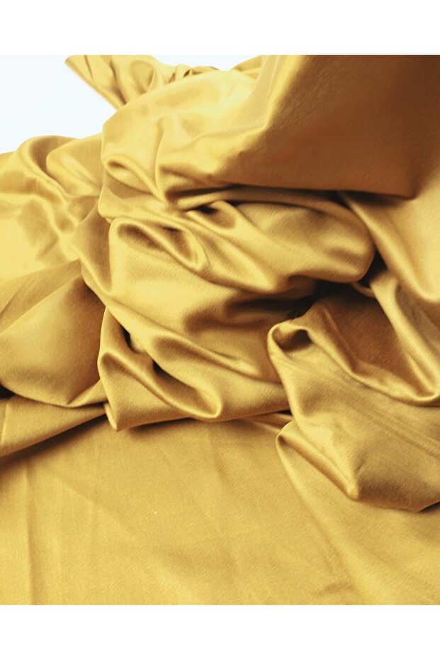 Pamk Satin in Oil Green Color (Width 140 cm X Length 200 cm)