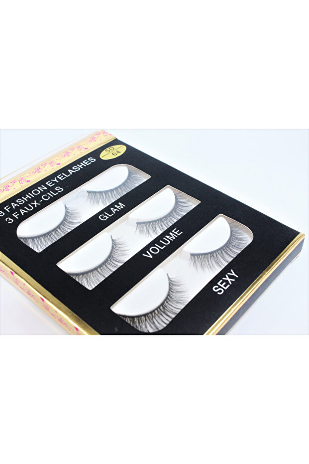 Set 3 Perechi Gene False, Makeup, 5D, 64 - 3