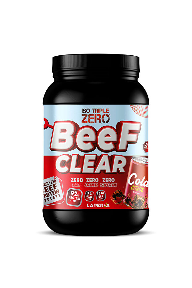 Iso Triple Zero Beef Clear, Cola Citrus, 2 LB, 0 carbs, 0 sugar