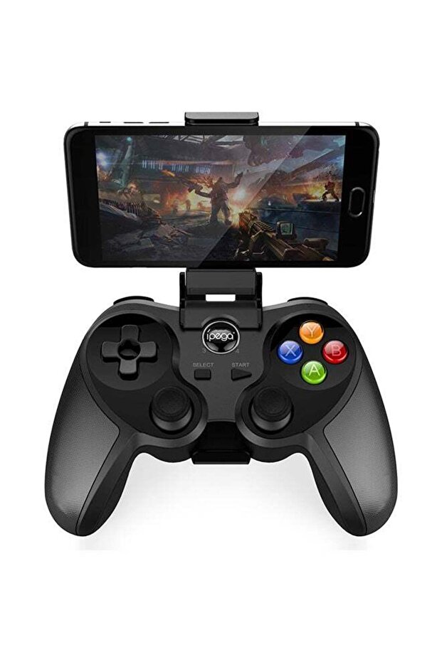 عصا تحكم ألعاب لاسلكية من Ipega مع حامل قابل للتعديل - 1