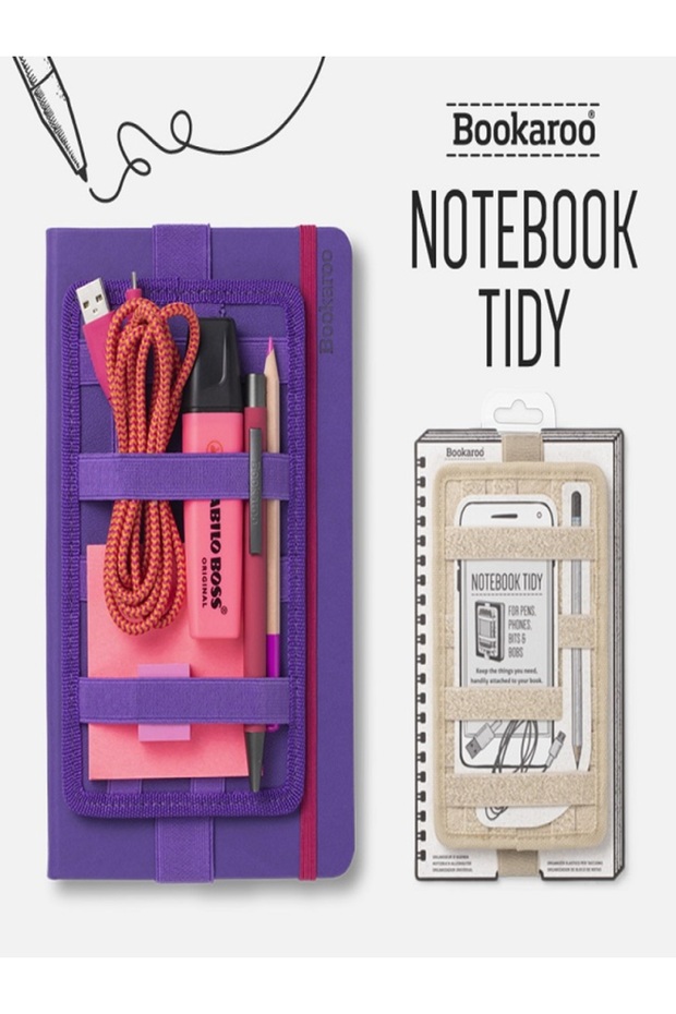 Bookaroo Notebook Tidy - Navy - 6
