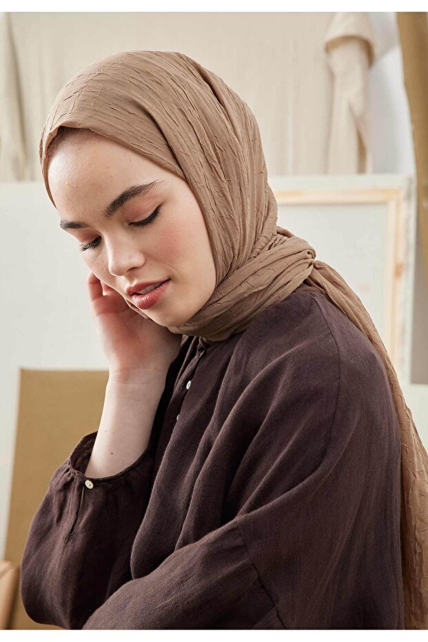 Bambu Şal Latte - 1