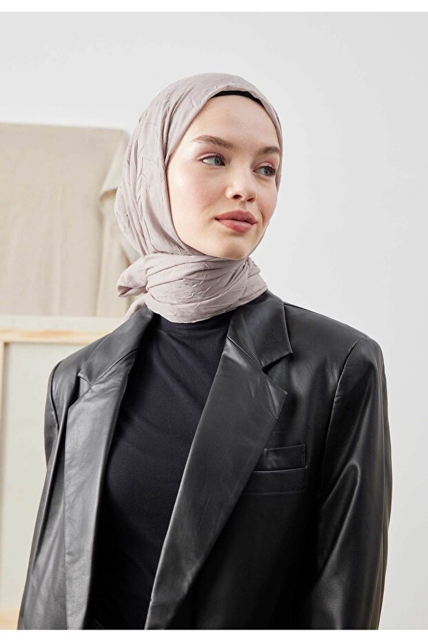 BAMBU ŞAL SICAK GRİ - 3