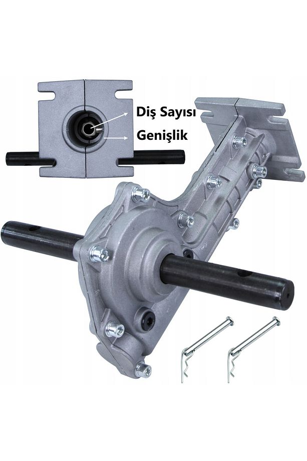 Tırpan Çapa Aparatı Gövdesi 26 MM 9 Diş - 1