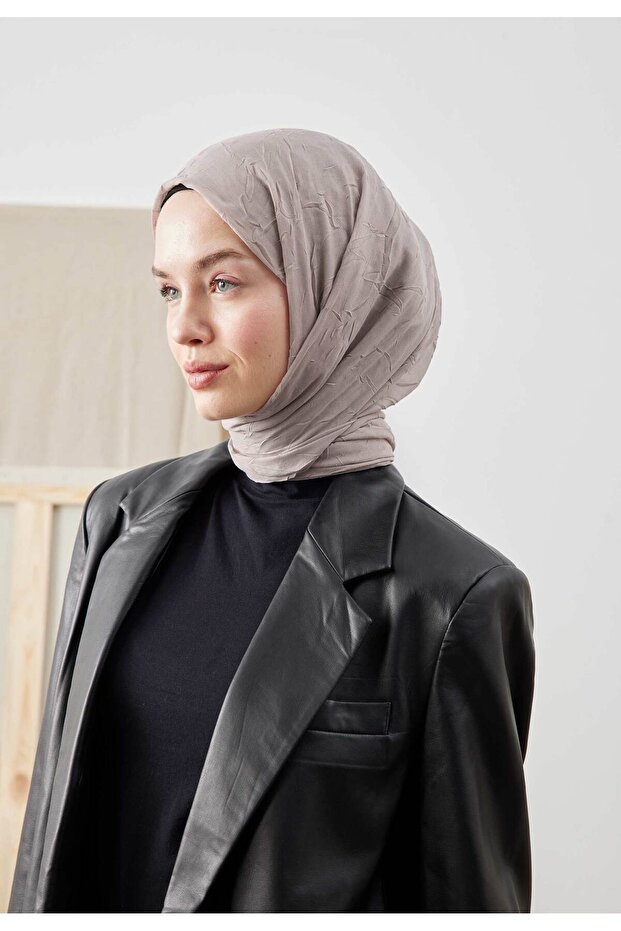 BAMBU ŞAL SICAK GRİ - 4