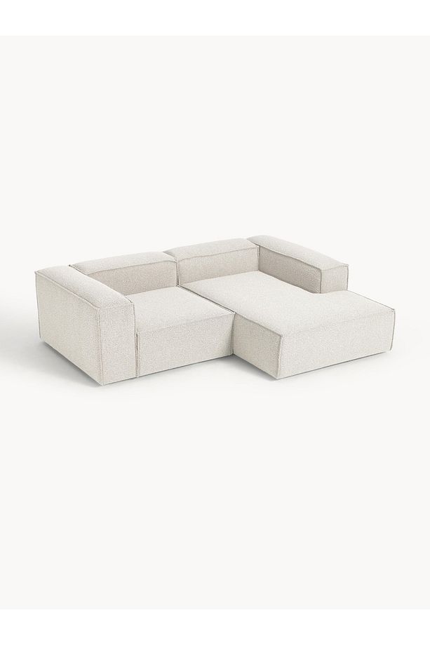 Most Mollis Plus Sağ Köşe 2 Modül Köşe 01 Lüks Beyaz Bukle Kumaş Yumuşak Sünger(EVİNİZE TESLİM) - 5