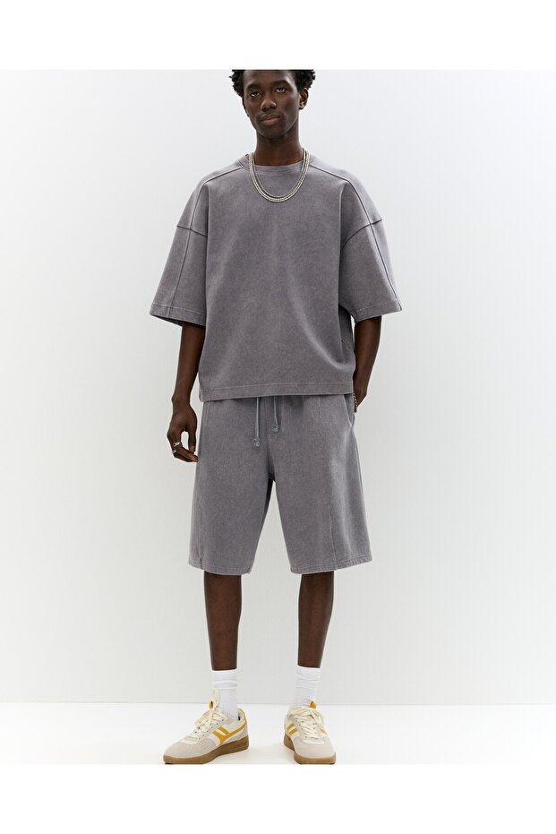 Super baggy jogger bermuda - 2