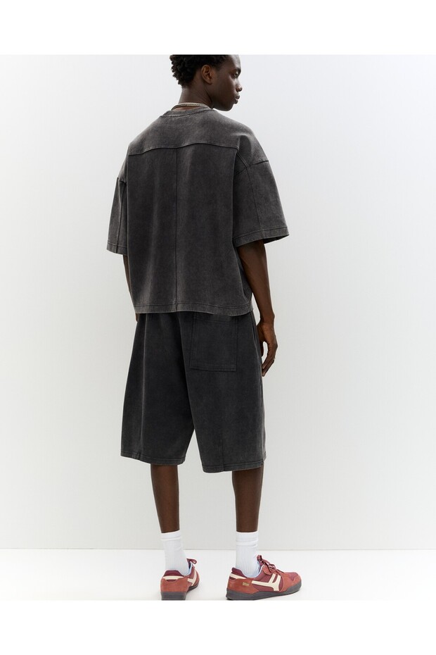 Super baggy jogger bermuda - 6