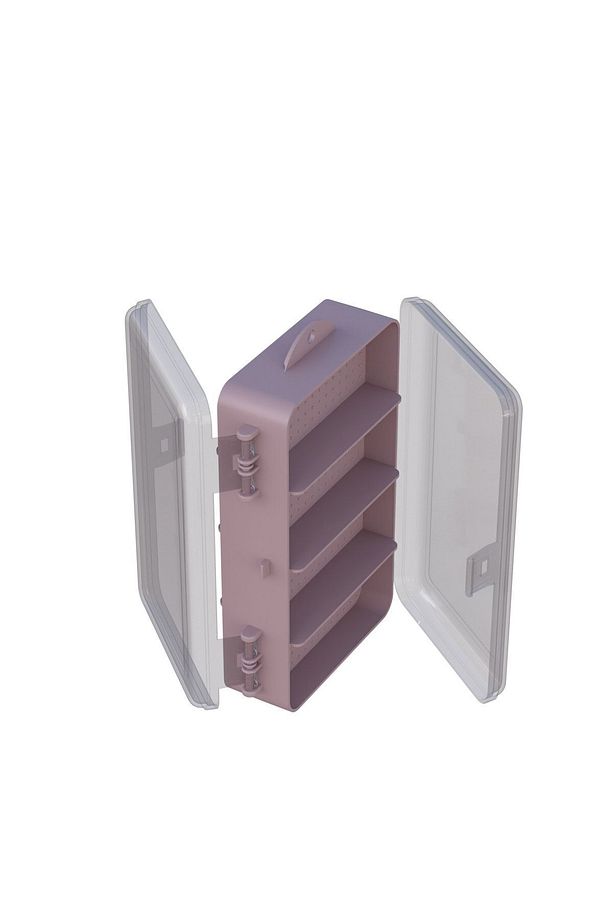 Mini Çok Amaçlı Çift Bölmeli Takı Ve Aksesuar Kutusu Organizer - 4