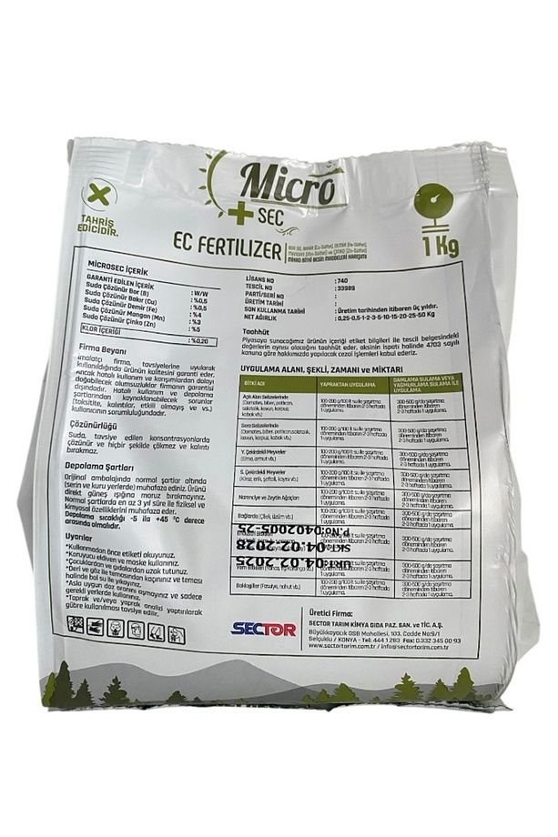 Microsec combi 1 kg (bor bakır demir mangal çinko) - 2