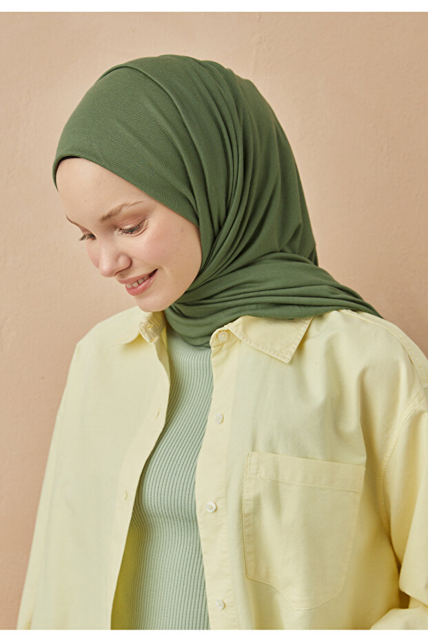 شال ممشط من الصنوبر الأخضر - 6