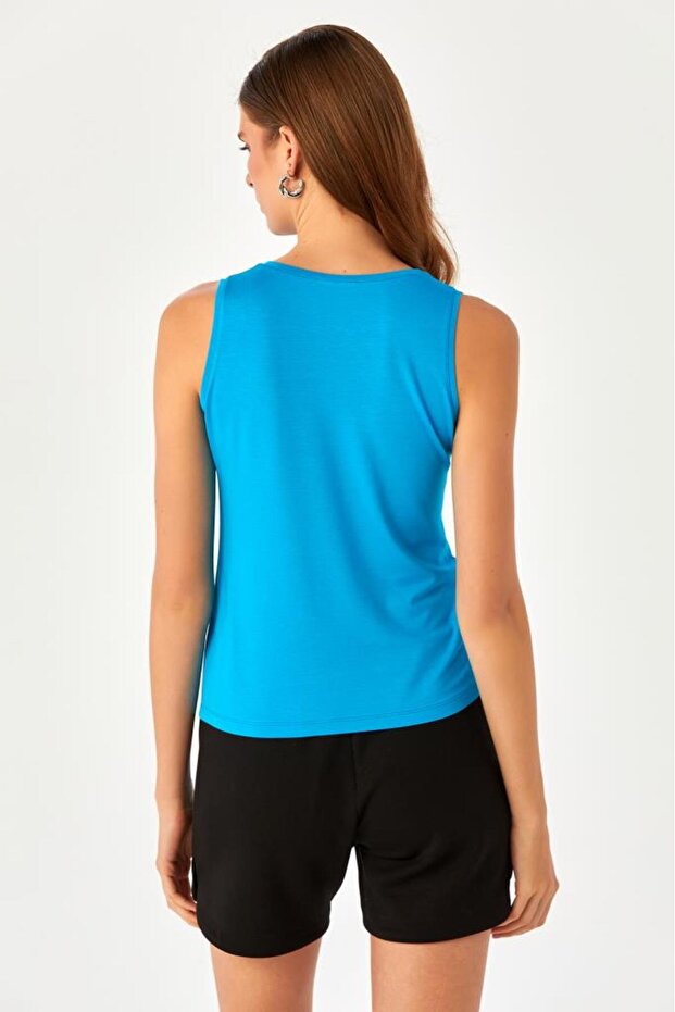 V Yaka Kolsuz Basic Bluz 024-1043 - 6