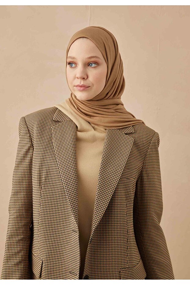 Penye Şal Latte - 2