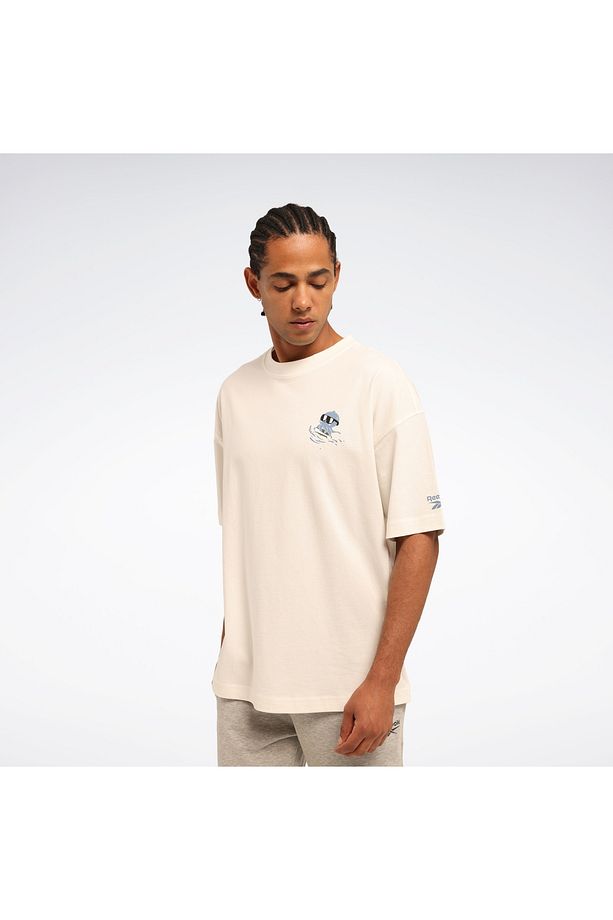 SUNNY DAYS TEE Erkek Ekru Tişört - 1