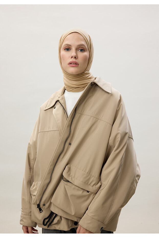 شال ممشط بيج داكن - 5