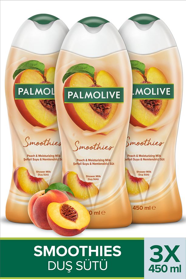 Smoothies Şeftali Duş Jeli 450 ml x3 - 1