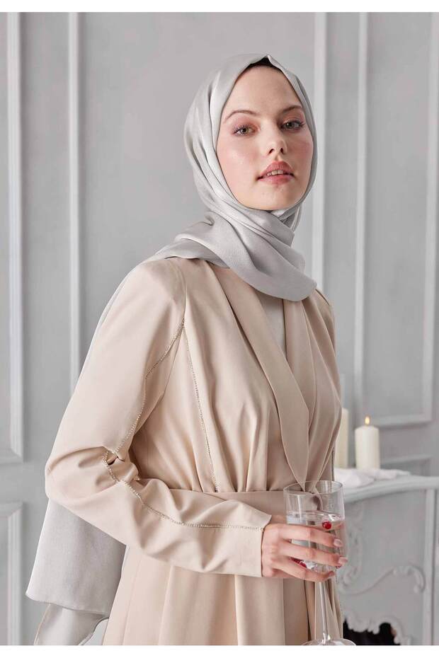 Janjanlı Şal Vanilya - 1