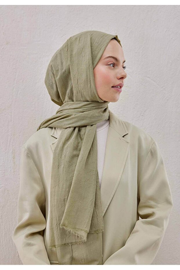 Bambu Şal Nil Yeşili - 4