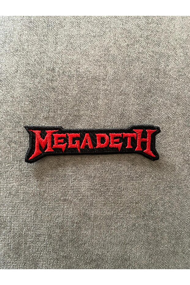 رقعة شعار فرقة الموسيقى Megadeth (10x3-9x5) سم