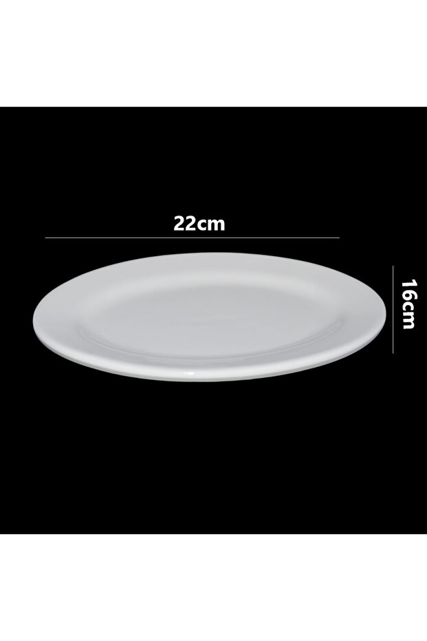 Oval ceramic serving platter - 2