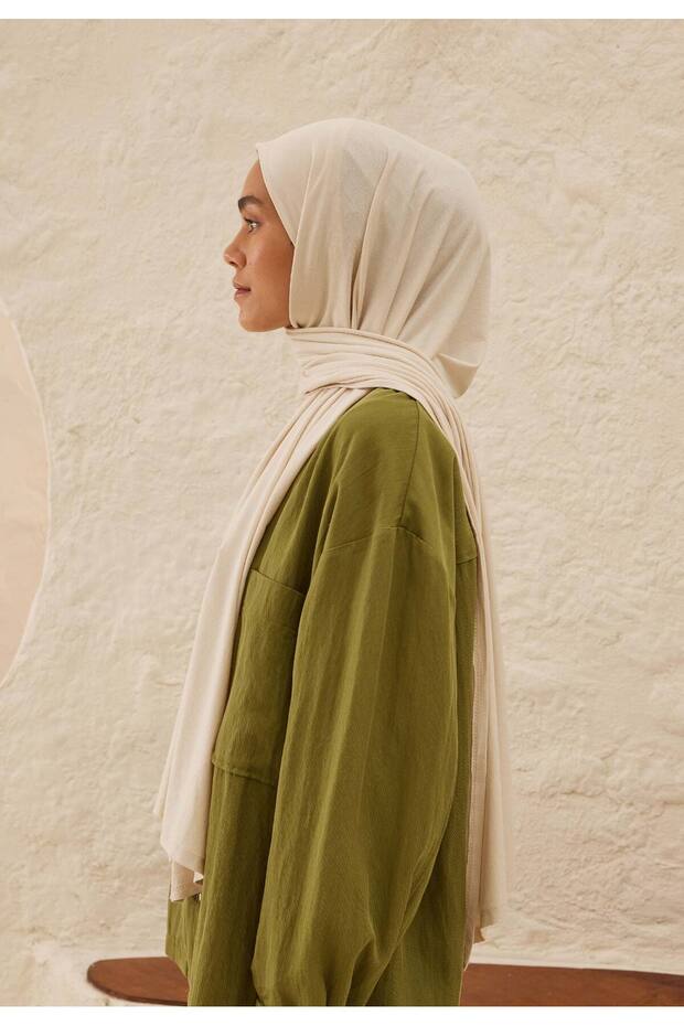 شال قطني ممشط باللؤلؤ - 4