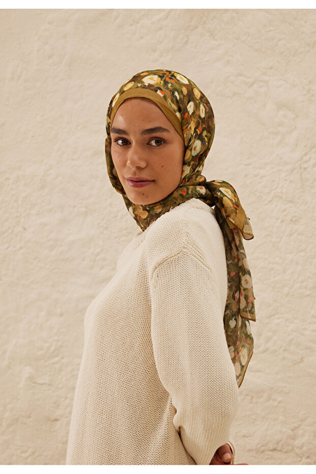 شال RAMI منقوش من AGNES - أرضي - 1