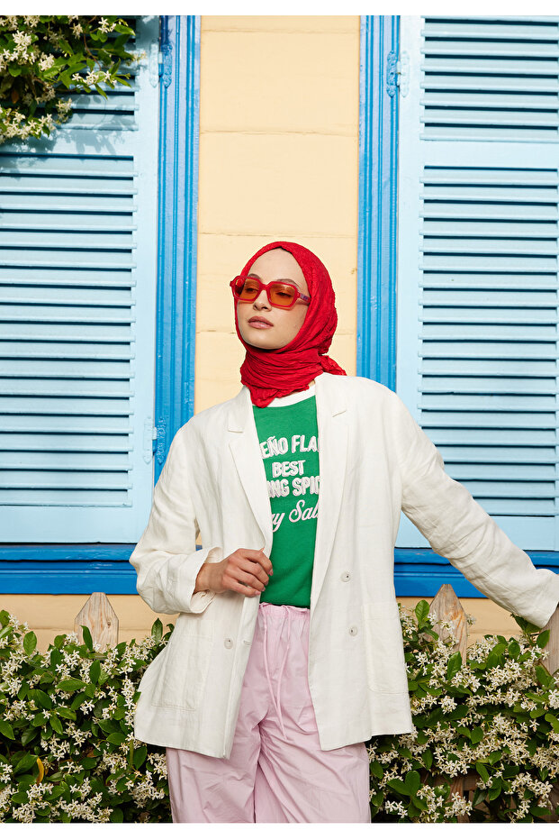 VUAL CRASH ŞAL KIRMIZI - 1