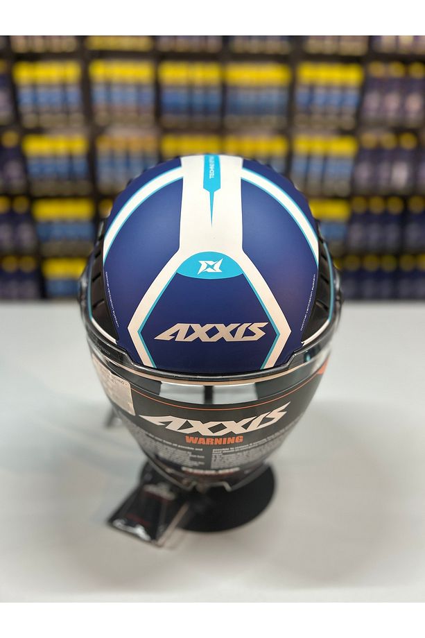 Metro S Techno A7 Matt Blue Kask - 1