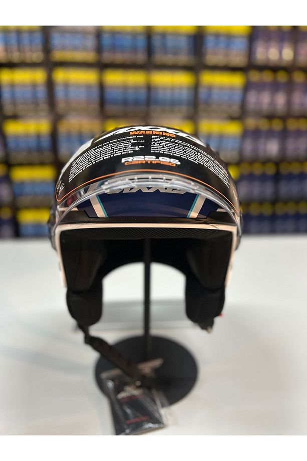 Metro S Techno A7 Matt Blue Kask - 6