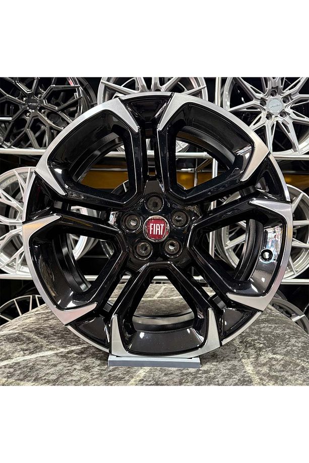 18 inç 5x98 OPAR EGEA DOBLO EGEA CROSS UYUMLU Siyah Elmas Kesim Jant Modeli Fiat - 1