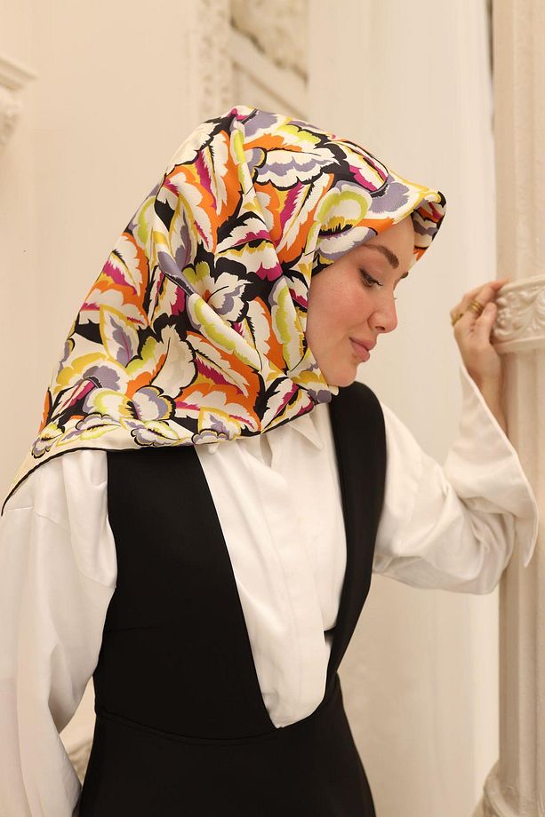 Twill İpek Eşarp 11460-42 - 5