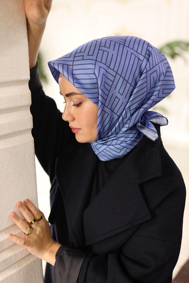 Twill İpek Eşarp 11447-38 - 1