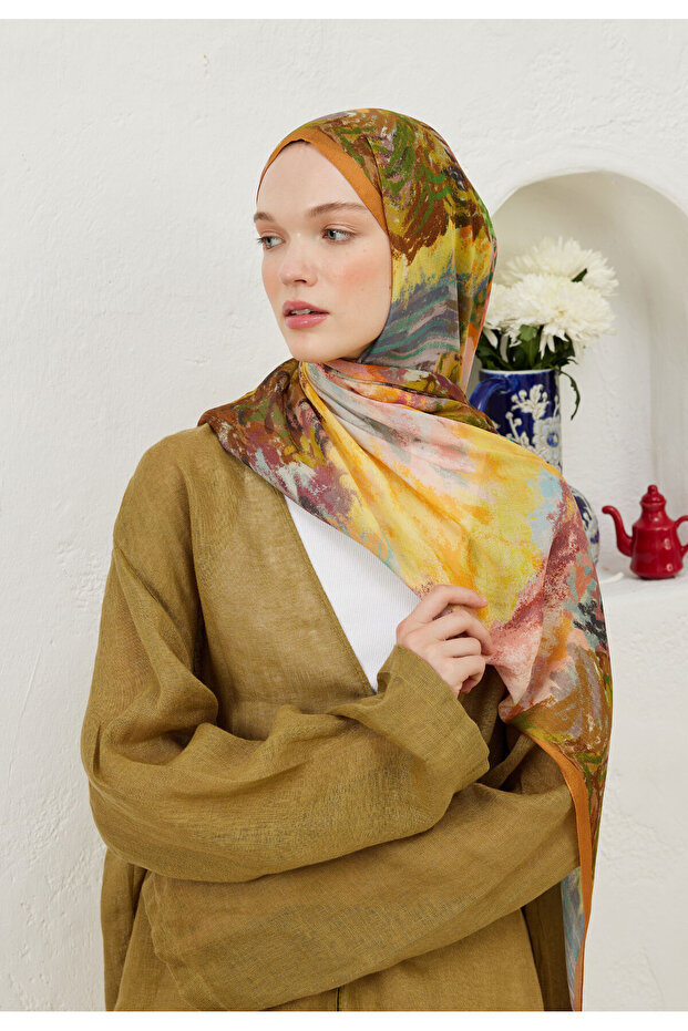 شال رامي منقوش من إستر - توبراك - 6