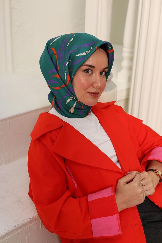 Twill İpek Eşarp 11432-33 - 7