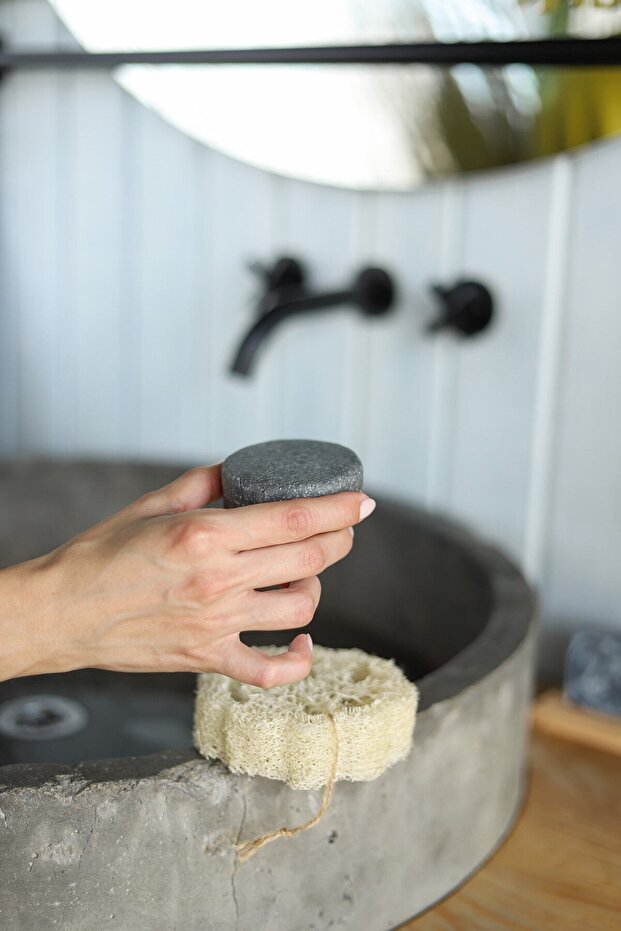 شامبو بابون الصلب المزخرف بالفحم - 2