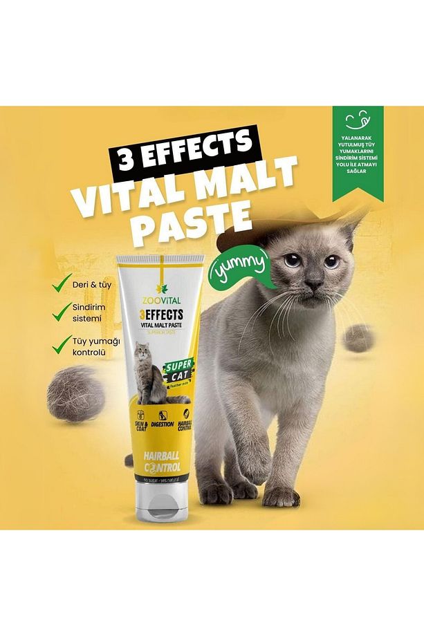 Kedi Malt Paste Kediler Için Tüy Yumağı Önleyen Malt Macun 100gr - 6