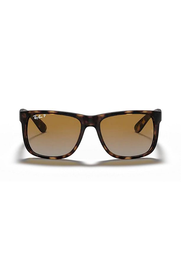 Rb 4165 865t5 55 Justin Unisex Polarize Kahverengi Kemik Güneş Gözlüğü - 2