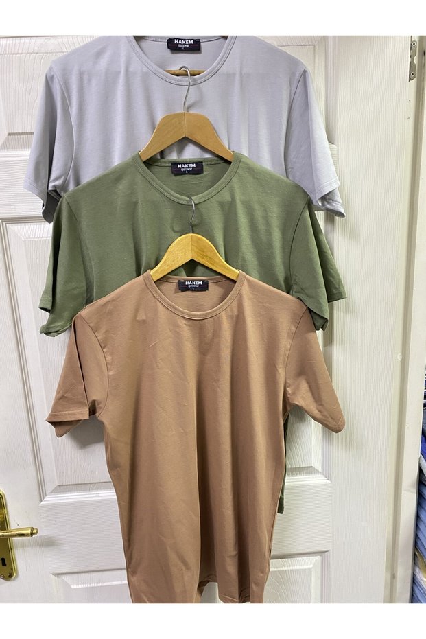O-Neck 3-Pack Cotton Single Jersey Short-Sleeved T-Shirt