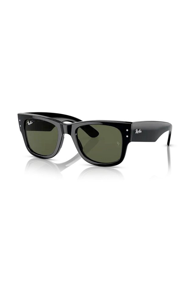 Rb 0840S 90131 51 Mega Wayfarer Unisex Black Bone Sunglasses