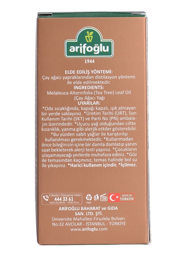 Çay Ağacı Yağı 10ml %100 Saf ve Doğal Tea Tree Essential Oil - 7