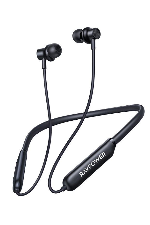 Bluetooth Neckband Earphones, 40Hrs Playtime, Sweat & Waterproof, Magnetic Switch, BH1008