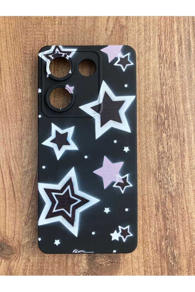 Tecno Camon 20 Star Printed Velvet Silicone Phone Case (Compatible with Ck6N)