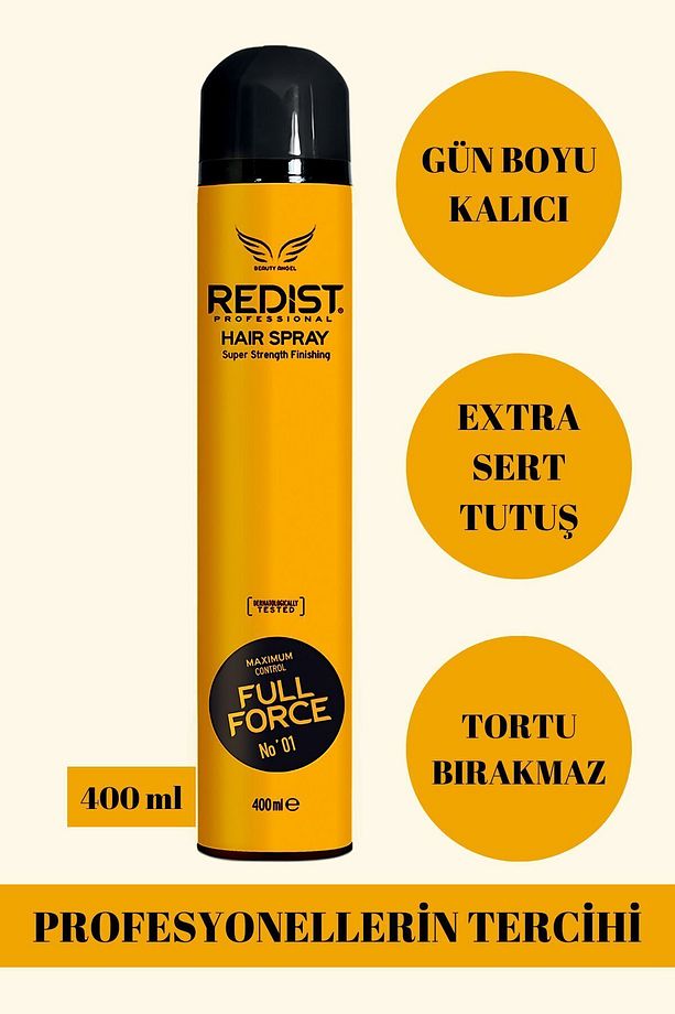 Full Force Extra Sert Saç Spreyi 400 ml X 4 Adet - 4