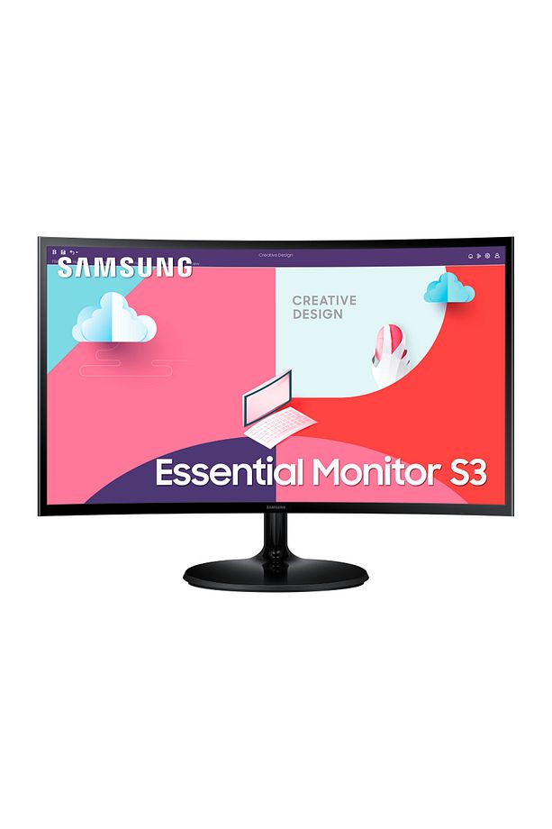 24" Essential Kavisli Monitör S3 S36c, C362eauxuf Siyah - 5