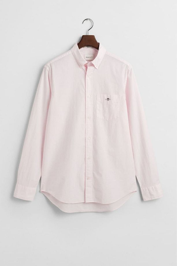 Erkek Regular Fit Klasik Poplin Gömlek - Açık Pembe - 8
