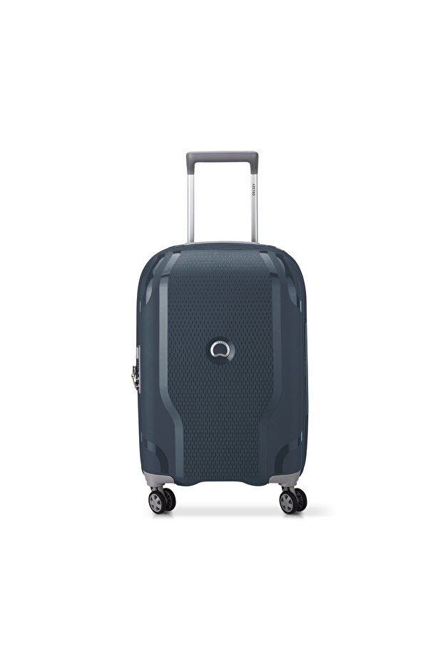 Recycled Clavel 83Cm Expandable 4 Double wheel Check-In Luggage Trolley - Blue Jean
