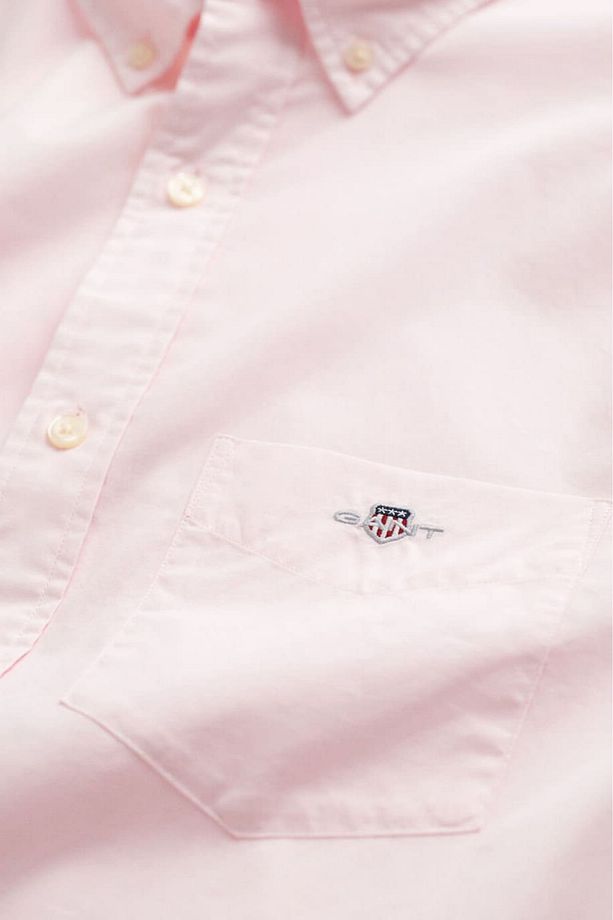 Erkek Regular Fit Klasik Poplin Gömlek - Açık Pembe - 5