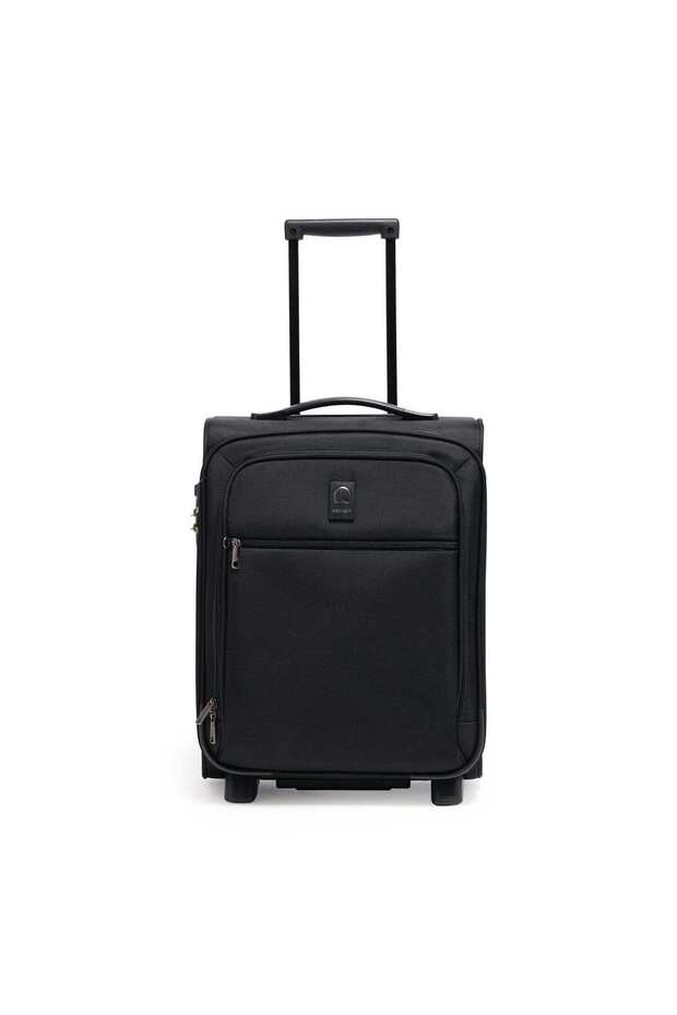 Omega 45cm Softcase 2 Wheel Cabin Luggage Trolley Black